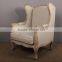 Antique Wooden Frame Salon Chair