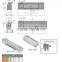 SK2-004 High Quality Exposed Hinge Cabinet Hinge
