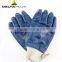 Deltaplus oilproof nitrile cotton jersey lining fully coated safety gloves