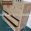 Reclaimed Wood Furniture With 5- Drawers Solid Wood Storage Cabinet