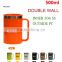 500ml Water bottle factory cup with handle
