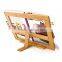 Relax days Cooking Book Holder Stand With 3 Angles Bamboo book reading stand