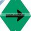 Green Plastic Reflective Environmental Protecting Pvc Reflective Warning Arrow Trail Sign