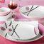 Exclusive moon shape plates porcelain dinnerwares ceramic dinner set