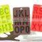 A Set of 3 Silicone Letter Alphabet Pudding Bakeware Mould Cake Chocolate Ice Maker Mold China