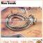 Wholesale simple silver plated copper snake chain bracelet DIY chain bracelet