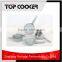 Aluminum forged marble coating kitchenware wholesale cookware set