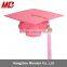 US/UK Matte Pink Middle/High Graduation Cap and Gown