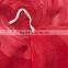 Chinese Bridal Red Rose Embroidery Applique Bedding