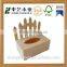 Trade assurance square solid raw wood wooden tissue box