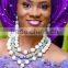 wholesale african beads jewelry set nigerian wedding/fashion bridal jewelry set/crystal jewelry set