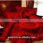 Best Selling Red Rose Flower Print 3D Quilt Cover Set