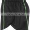 Custom Mens 100% Polyester Black Cargo Shorts