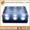 Outdoor decorated brightness solar led glass brick ie Super capacitor 6PCS Led Quantity solar brick light for decoration