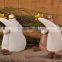 Holy family polyresin native set decoration