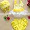 Sexy lace transparent cute swimwear unlined for kids