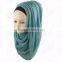 High Quality Plain Chiffon Solid Color Muslim Hijab Soft Shawls Wraps Multi Color Big Size