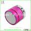 LED Light Portable Mini Metal Wireless Bluetooth Speaker Subwoofer Music Amplifier With FM Radio MP3 Player Support TF Card
