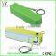 Factory real capacity 2600mah power bank phone charger usb hub