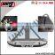 Rear bumper with spare tire carrier for wrangler jk 07+