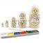 hot handmade wooden unpainted doll