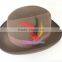 2014 Fashion Wool Felt Porkpie Ha.Fedora Godfather Hat