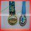 cheap wholesale custom sport metal medal with ribbon