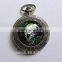 Chain Cheap Japan Movt Quartz Style Antique Western Pocket Watch