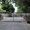 House iron gate design feature dark brown color iron sliding gate door on .com