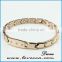 Fashion health jewelry bracelet 4 in 1 bio energy elements tungsten steel bracelet
