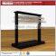 High end metal display racks for jeans in garment shop