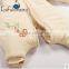 100% cotton Newborn infant baby anti kicking foot sleeping bag with Detachable sleeves for winter
