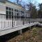 Galvanized steel balcony wood type railing designs