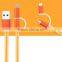 Popular 2 in 1 Micro Usb 2.0 Data Cable Male to Female for iphone,Samsung