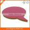 custom heart colored shape sticky pad