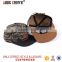 wholesale cheap flat bill cap/leather patch custom hat