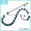 New Trendy Emerald Diamonds Chain Gold Necklace