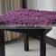 100% polyester chenille design and plain partern chair mat