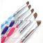Nylon Hair Cosmetic Nail Art Gel Brush