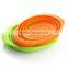 High Quantity Kitchen Silicone Round Strainer collapsible colander silicone sink strainer