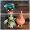 stand wings monster table decor plastic figures/oem art design plastic figures toys/customized cartoon plastic figures factory
