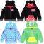 New Cotton Children Jacket Mickey Minnie Character Baby Zipper Coat Unisex Babies Outerwear Cardigan
