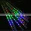 Free Sample Wholesale 8pcs Waterproof Meteor Shower LED Light Christmas Light Holiday New Year Decoration US Plug Multicolor