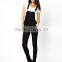 High quality women Denim Dungarees jeans pants (LOTX121)