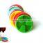 Round shaped silicon rubber wine glass coaster withc custom logo