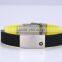 2016 Hot custom personalised silicone id wristbands for cyclists