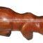 Cat wood figurine