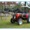 55HP x4x Tractor with front end loader, 4in1 bucket with teech and mesh