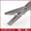5 layer blades kitchen herb scissors with soft grip handle stainless steel kitchen scissors