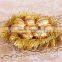 High quality golden electroplated decorative artificial egg
